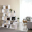 Geena 190.5cm H x 70cm W Geometric Bookcase-1864689807