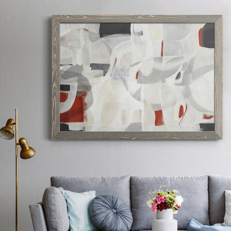 Windswept - Reproduction d'art sur toile encadrée, Gris, H 31,5 po x l 23,5 po x P 1,5 po