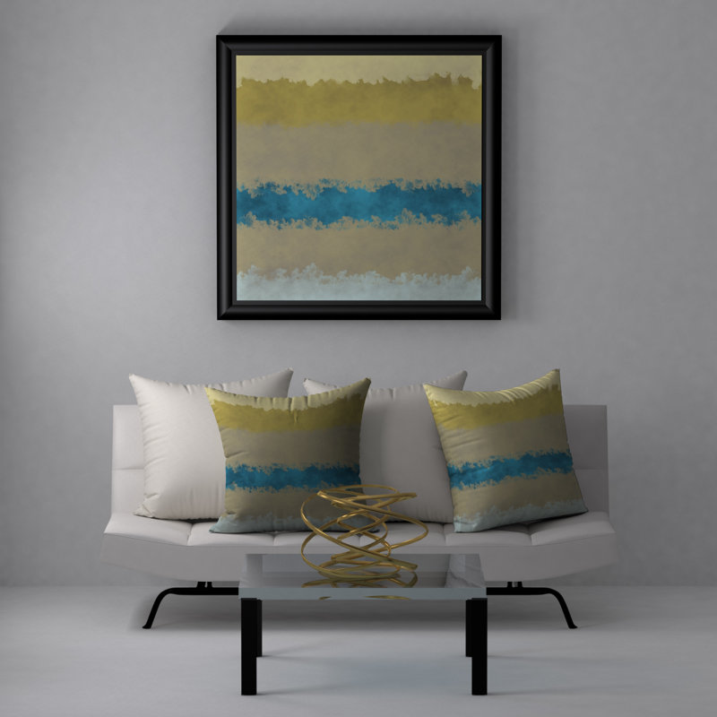 Housse de coussin décorative carrée Fab Happy, 24 po x 24 po