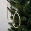 Ovali 6'' Handmade Geometric Metal Holiday Shaped Ornament-46478640
