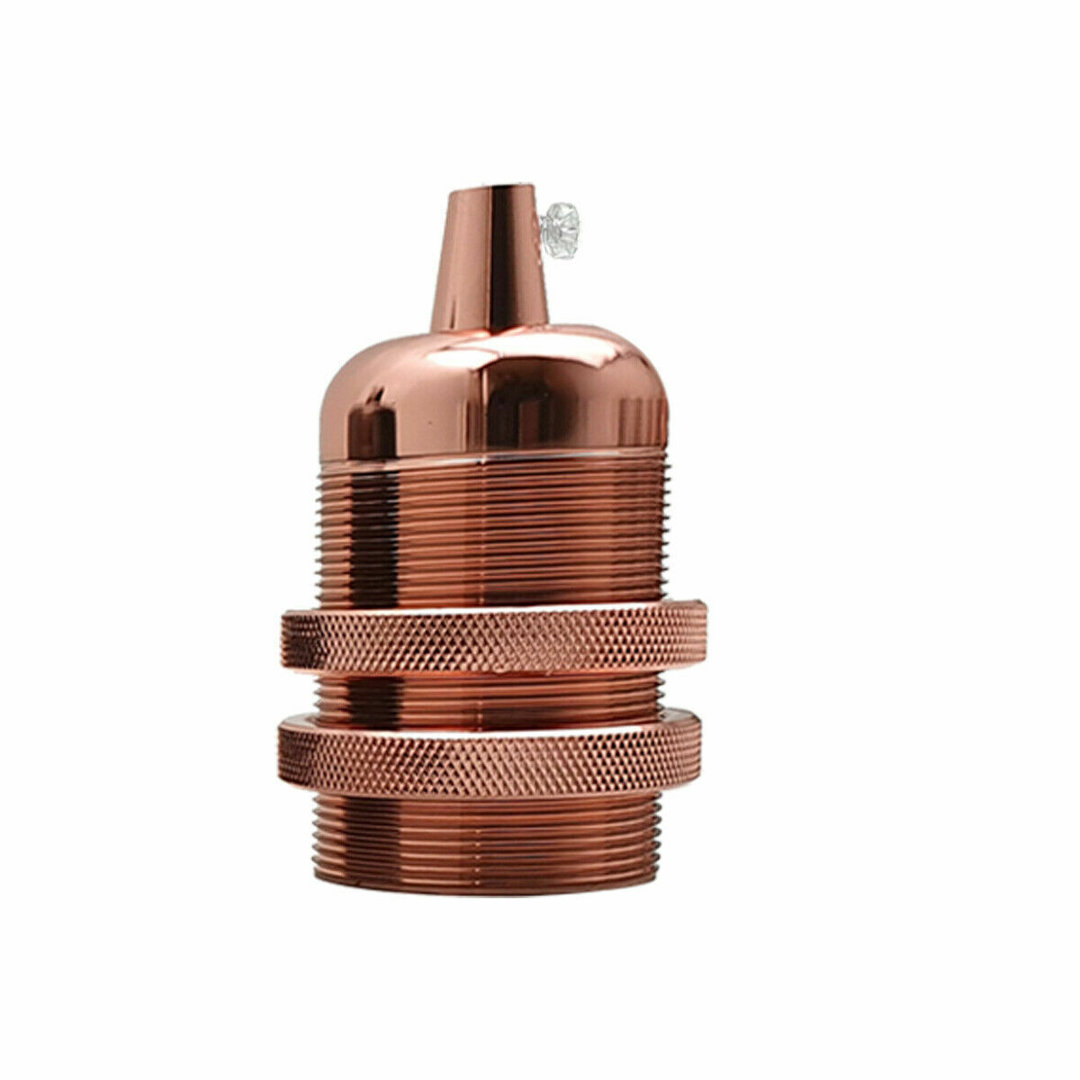 E27 Lamp Holder Industrial Retro Edison Bulb Socket For DIY Pendant Or Wall Light - Suitable For Lampshades