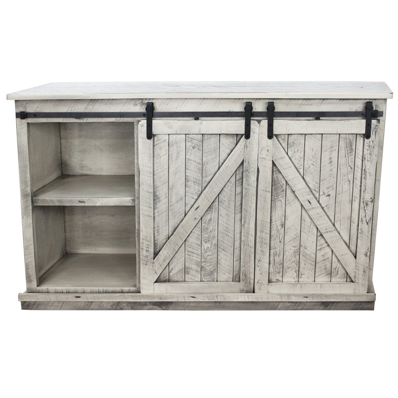 Alissa Media Console, Antique Black