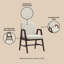 Chaise de salle à manger rembourrée en velours Stella-1374792319