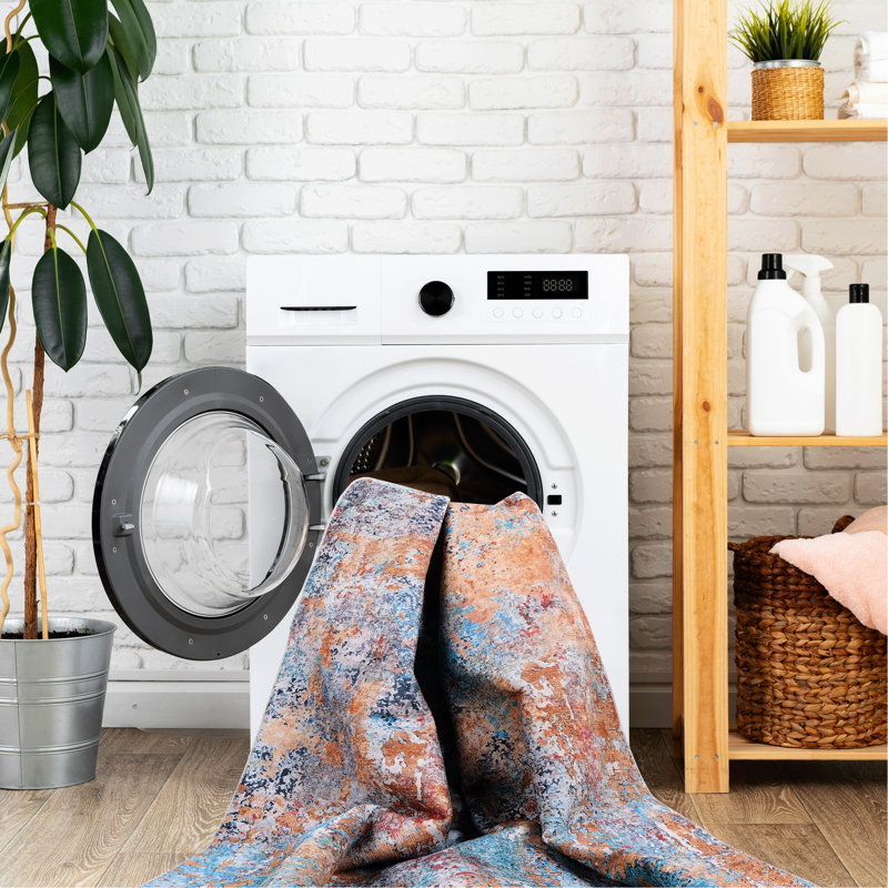 2X3 Machine Washable Area Rugs, Low-Pile, Non-Slip, Non-Shedding. For Various Rooms. Living Room, Bedroom, Kitchen, Dining Room. And -, Pet- Rugs 2X3, House. Soft , & Pet