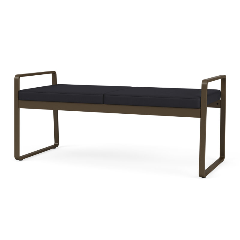 Banc en métal Gansett, Bronze, Noir Patriot Plus - nettoyez le vinyle avec un lin