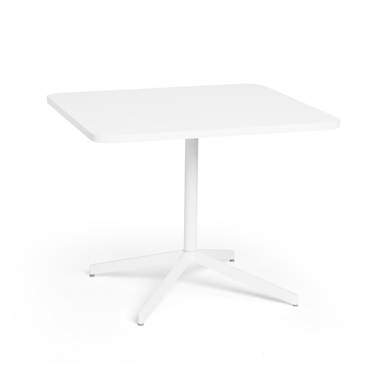 Touchpoint Table, 36X36", White LPL, White