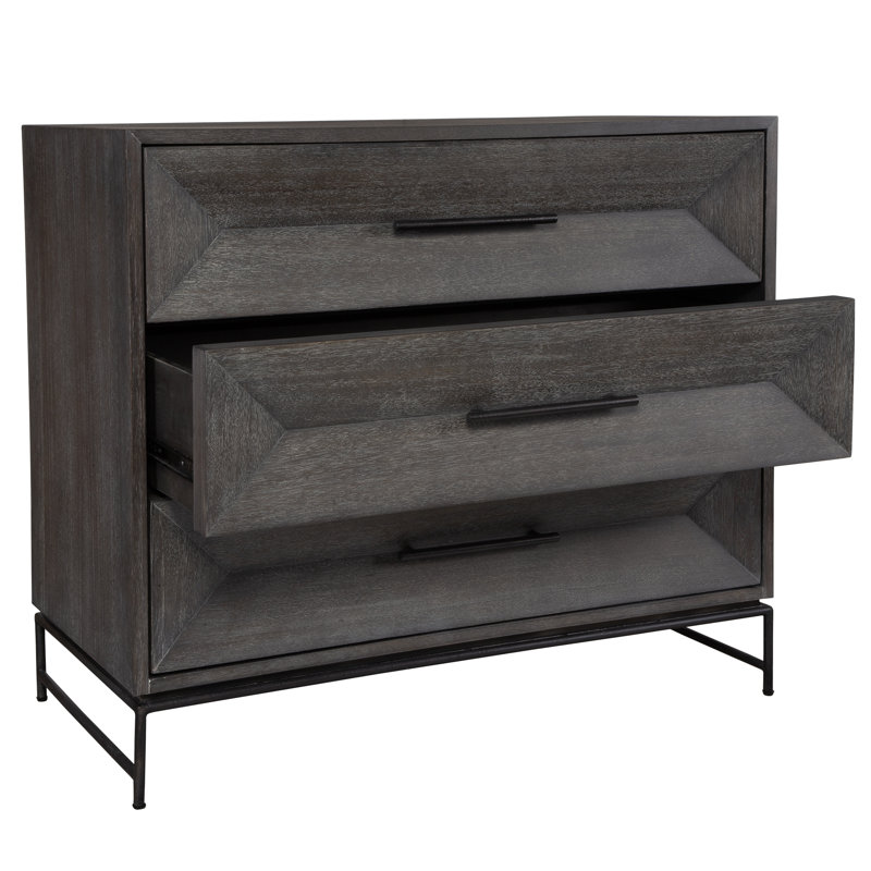 Parez Dark Walnut Accent Chest