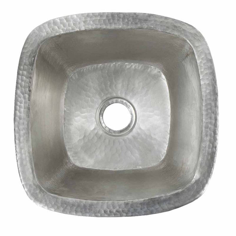 Rincon 13" L x 13" W Undermount Kitchen Sink, Brushed Nickel