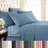 Vilano Springs Extra Deep Pocket Sheet Set, 6-Piece Ultra Soft Microfiber Sheets and Pillow Cases, Wrinkle Resistant, Easy Care-86340228-86340215