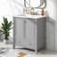 Meuble-lavabo multifonctionnel avec portes et tiroir