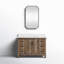 Ensemble de meuble-lavabo simple avec miroir Javier-1168159673