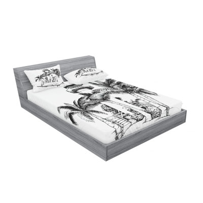 Microfiber Toile Sheet Set