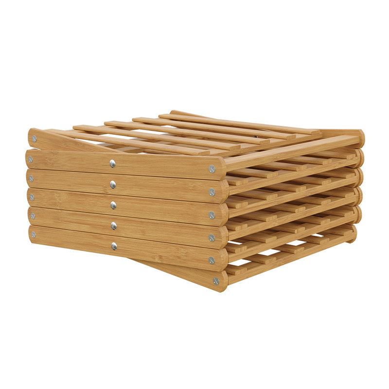 6 Pair Stackable Shoe Rack