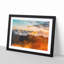 Orange Clouds Above the Mountains - Picture Frame Graphic Art Print-56860920-56860923