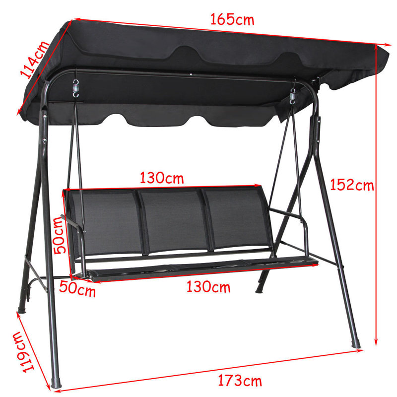 Porch Swing with Canopy