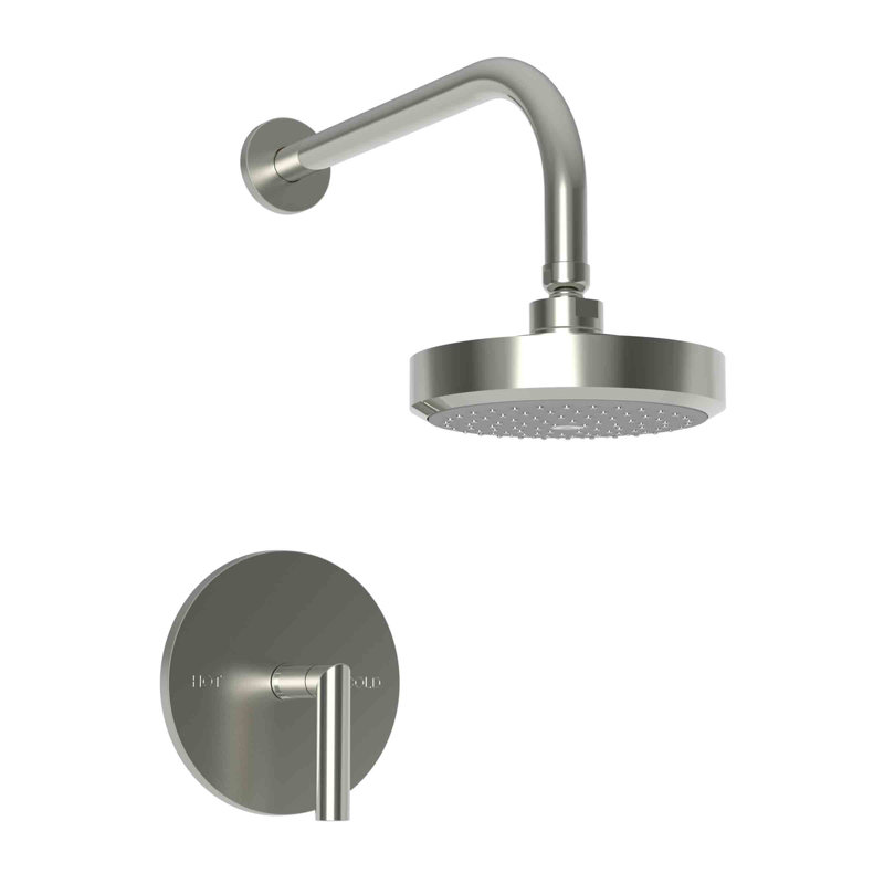 Pavani Balanced Pressure Shower Trim Set with Shower Head, Polished Nickel