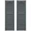 Builders Edge, tailleur central sur mesure cathédrale, volets à persiennes ouvertes, comprend des pointes d'installation assorties (par paire)-105835227-105835252-105835267