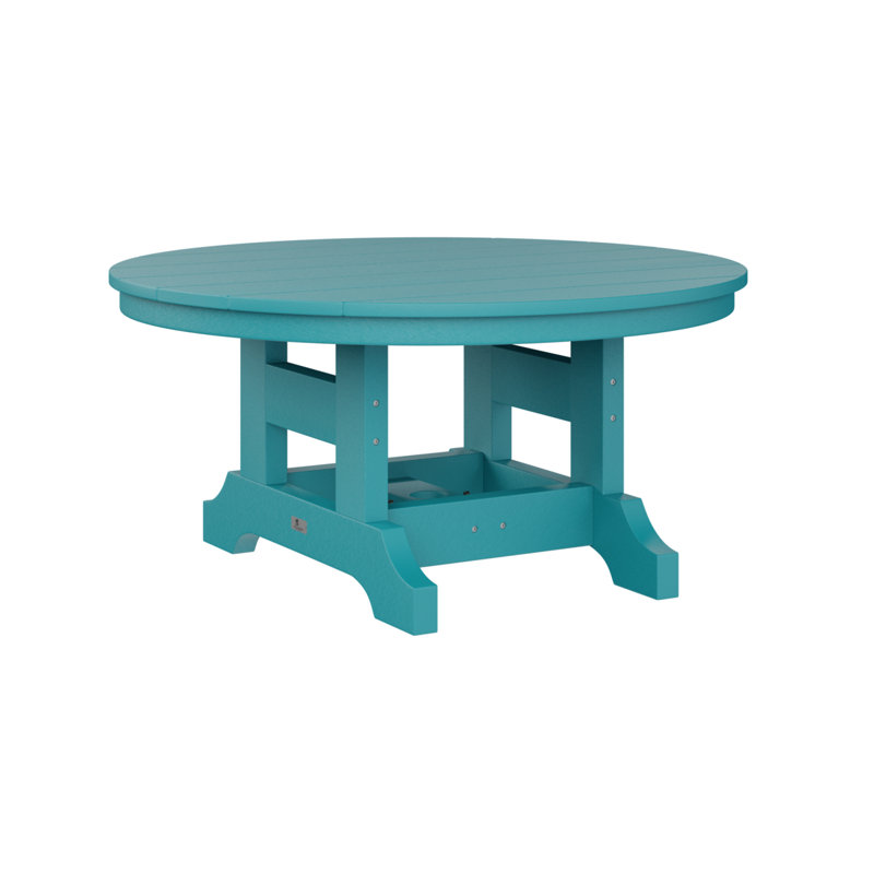 Table de conversation ronde Berlin Garden Garden 38 po Classic, Bleu Aruba