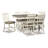 Bolanburg Counter Height Dining Table and 6 Barstools