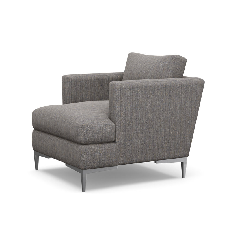 Aiden Accent Chair, Handcrafted Lakeland, Polished Stainless
