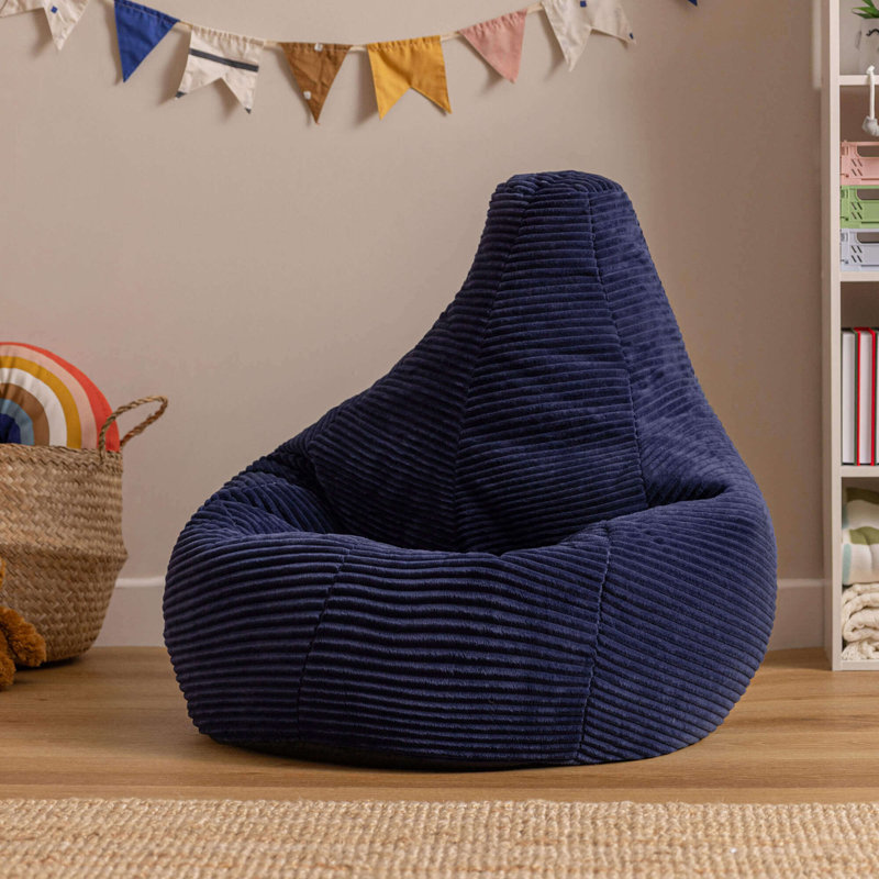 Kids Dalton Cord Bean Bag, Natural Beige