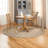 TOWN & COUNTRY BASICS Pax Herringbone Textured Solid Machine Washable Area Rug Brown-101377599