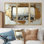«Los Angeles In Gold and Grey Tones III», ensemble de reproductions d'art mural Los Angeles