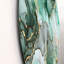 «Green Luxury Abstract Fluid Art III», art mural moderne en métal-68855151