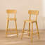 Counter Stool with Solid Wood Frame-1299160318