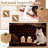 2 Pcs Square Rattan Tissue Box Cover,Wood
