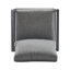 Chaise longue grise en aluminium avec coussins de poignet ergonomiques-434460203