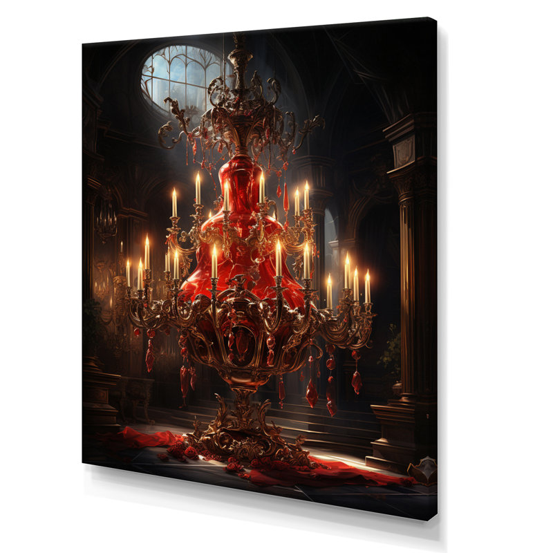 Trèmesha Baroque Dramatic Splendor I sur toile, H 32 po x l 16 po x P 1 po, Toile tendue