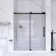 60 In. W X 76 In. H Frameless Single Sliding Glass Shower Doors