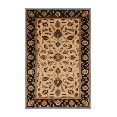 Machine Washable Persian Brown Area Rug