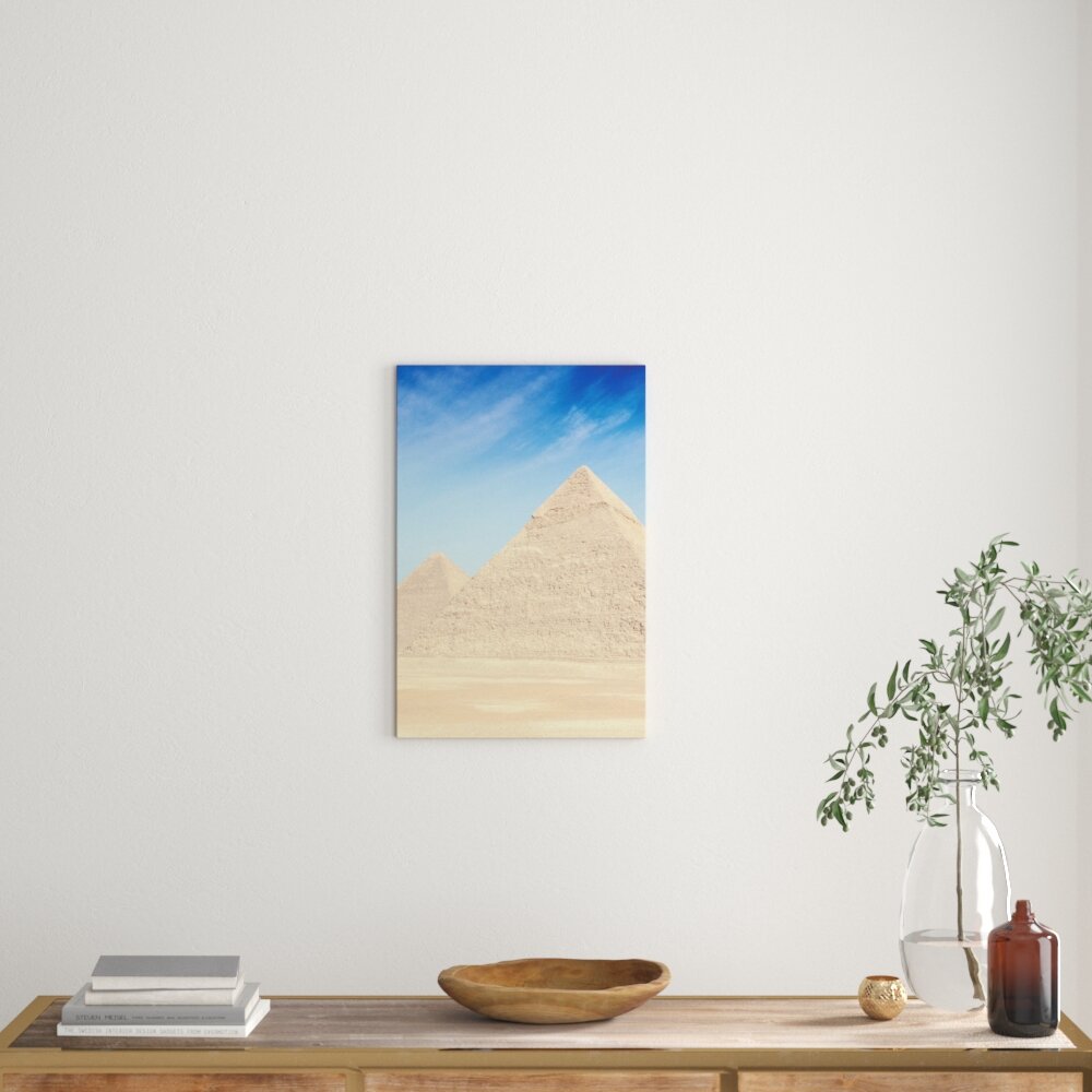 Leinwandbild Ägypten Weltwunder Pyramiden von Gizeh, Fotodruck