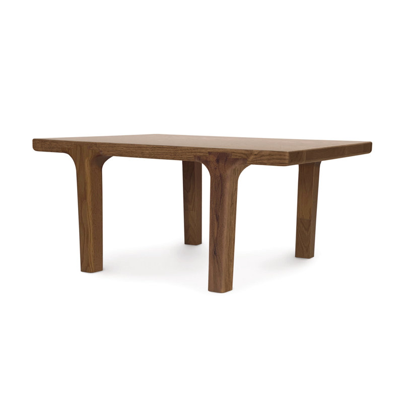 Table de bout rectangulaire en bois massif Sierra, Cerise cognac, 28" D x 20" W x 14" H