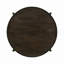 Table basse ronde en bois massif