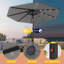 Parasol de marché avec lumières solaires, parasol de table pour la terrasse-1101763028