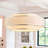6-Light Silver White Adjustable Iron Pendant