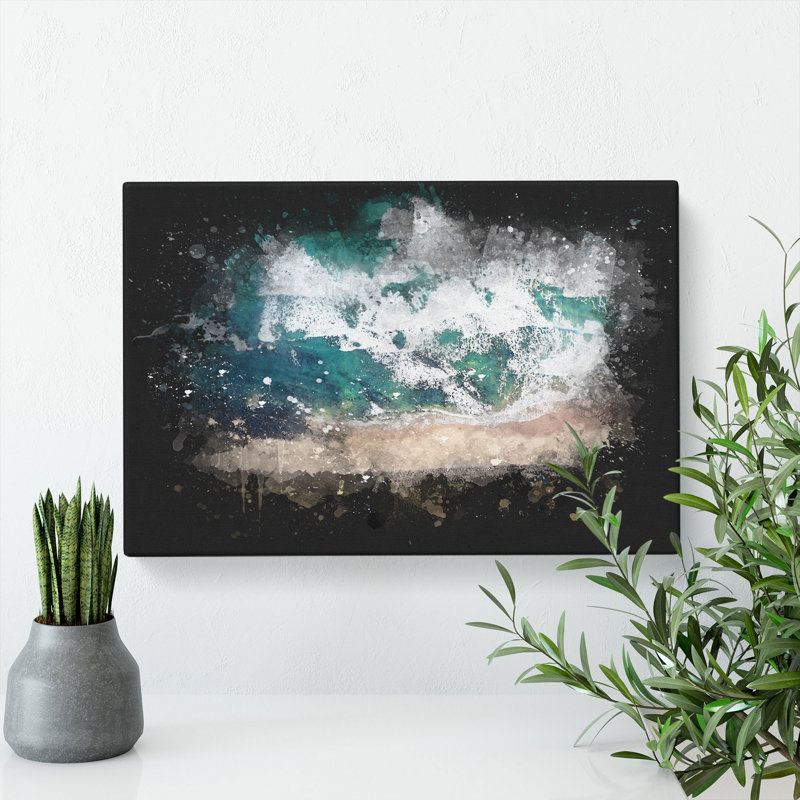 Beach In Keiss In Scotland - Wrapped Canvas, 40cm H x 60cm W x 3cm D