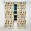 Neutrals Beige Flowers Boho Pattern IV - Boho Curtain - Blackout Abstract Curtain - 1 Panels-107555579