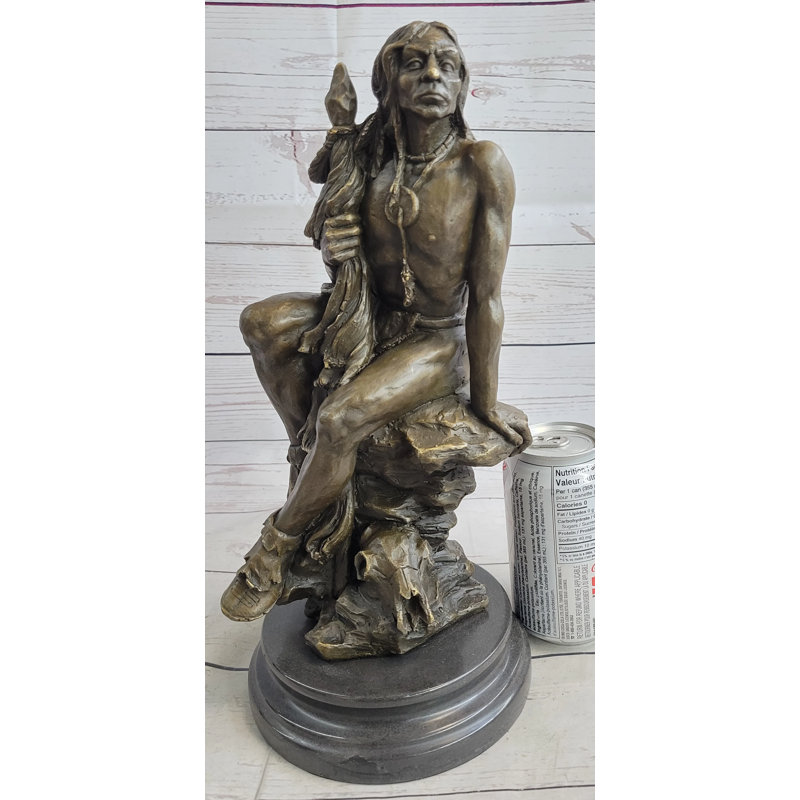 Sculpture Manheim Nick Native American Warrior