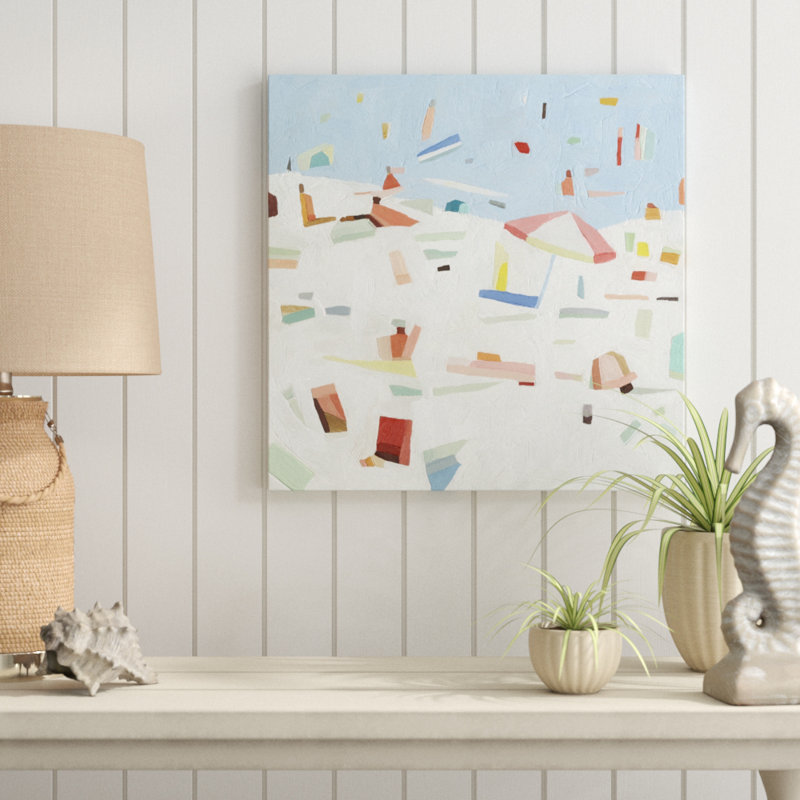 Summer Confetti IV - Wrapped Canvas Painting, 51cm H x 51cm W