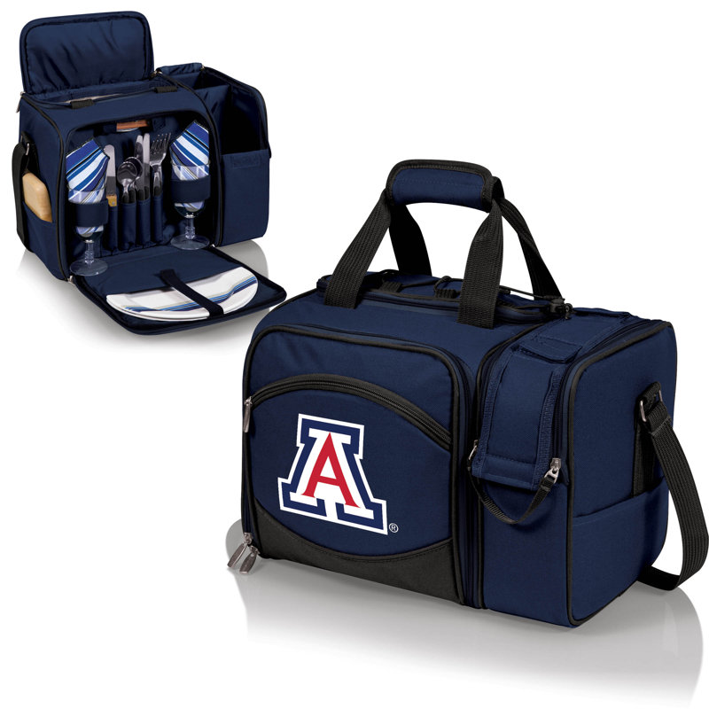 Refroidisseur à pique-nique isolé NCAA, Bleu marine, Wildcats de l'Université de l'Arizona