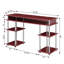 Bureau d'écriture avec tablettes sans outils Edwin-55858049