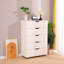 Commode 5 tiroirs avec roulettes, armoire de rangement moderne-1943065126