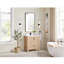 Ensemble de meuble-lavabo à simple cuve 30 po en chêne naturel avec plateau en pierre blanche à grain blanc-1930349669-1930349674