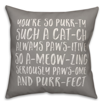  Coussin You Are So Purrty