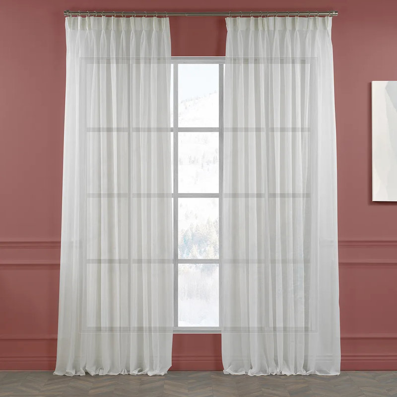 Rideaux extra larges et extra longs, L 52 po x L 240 po, Crème