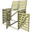 Kinard Wooden Double Bin Store